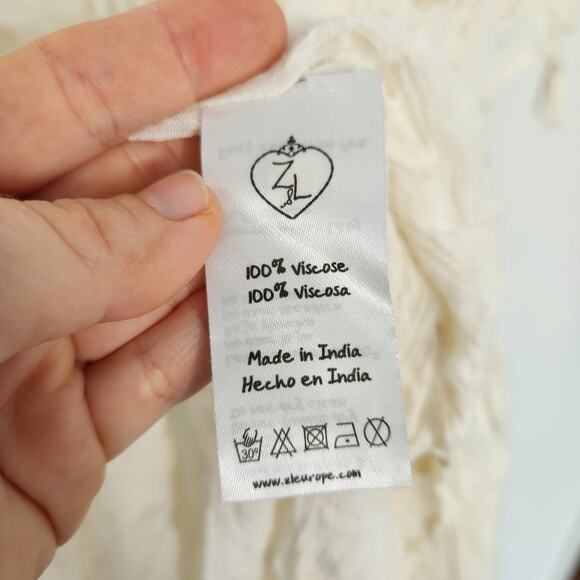 Z&L Anthropologie Swimsuit‎ Cover-Up M/L Palm Trees Beach Vacation Resortwear - Picture 6 of 9